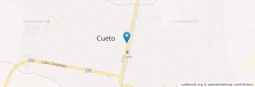 Mapa de ubicacion de Iglesia Pentecostal en Cuba, Holguín, Cueto.