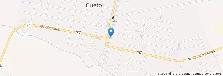 Mapa de ubicacion de PNR en کوبا, Holguín, Cueto.
