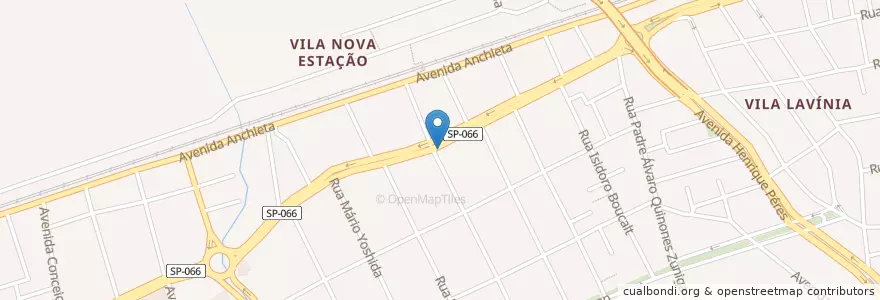 Mapa de ubicacion de Posto Policial en 巴西, 东南部, 圣保罗, Região Geográfica Intermediária De São Paulo, Região Metropolitana De São Paulo, Região Imediata De São Paulo, Mogi Das Cruzes.