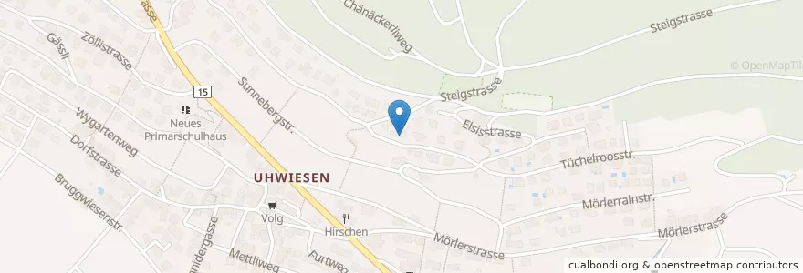 Mapa de ubicacion de Labdoo Annahmestelle für Laptops en Suíça, Zurique, Bezirk Andelfingen, Laufen-Uhwiesen.
