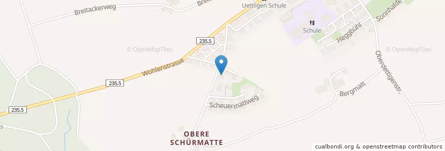 Mapa de ubicacion de Labdoo Annahmestelle für Laptops en Schweiz/Suisse/Svizzera/Svizra, Bern/Berne, Verwaltungsregion Bern-Mittelland, Verwaltungskreis Bern-Mittelland, Wohlen Bei Bern.