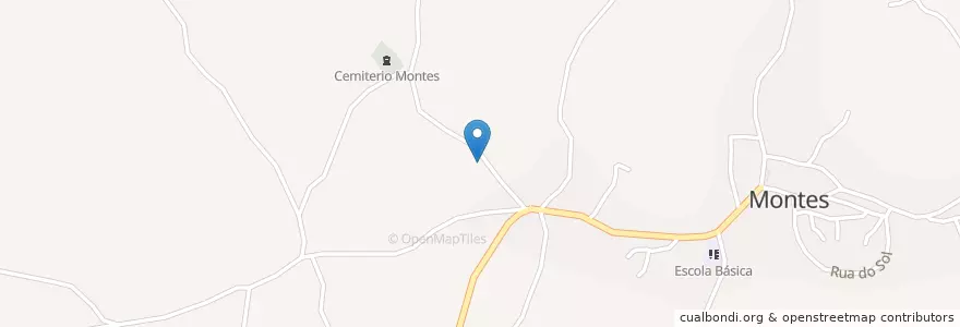 Mapa de ubicacion de Coz, Alpedriz e Montes en پرتغال, Centro, Leiria, Oeste, Alcobaça, Coz, Alpedriz E Montes.