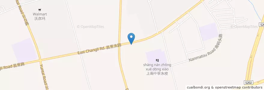Mapa de ubicacion de 北京银行 en چین, شانگهای, پودانگ.