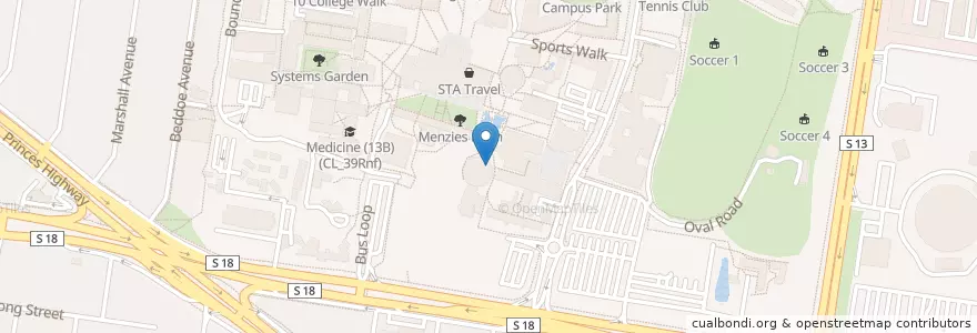 Mapa de ubicacion de Script @ Jazz Club en オーストラリア, ビクトリア, City Of Monash.