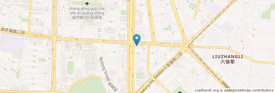 Mapa de ubicacion de 詹記麻辣火鍋 en تايوان, تايبيه الجديدة, تايبيه, 大安區.