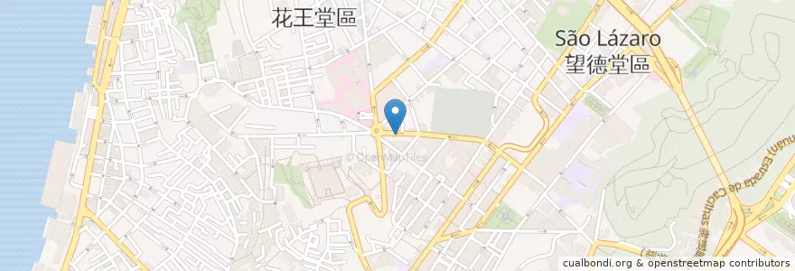 Mapa de ubicacion de 天恩醫療中心 Gratia Medical Clinic en China, Makau, Guangdong, 珠海市, 澳門 Macau, 香洲区, 花王堂區 Santo António.