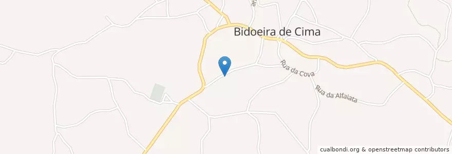 Mapa de ubicacion de Bidoeira de Cima en Portugal, Centre, Leiria, Pinhal Litoral, Leiria, Bidoeira De Cima.