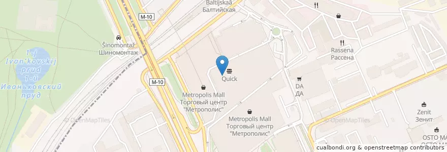 Mapa de ubicacion de Хлеб Насущный en Rusland, Centraal Federaal District, Moskou, Северный Административный Округ, Войковский Район.