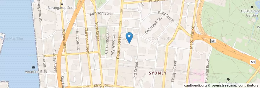 Mapa de ubicacion de The Lab Cafe en Australie, Nouvelle Galles Du Sud, Council Of The City Of Sydney, Sydney.