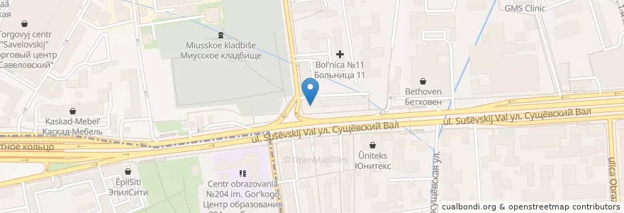 Mapa de ubicacion de Совкомбанк en 러시아, Центральный Федеральный Округ, Москва, Северо-Восточный Административный Округ, Район Марьина Роща.