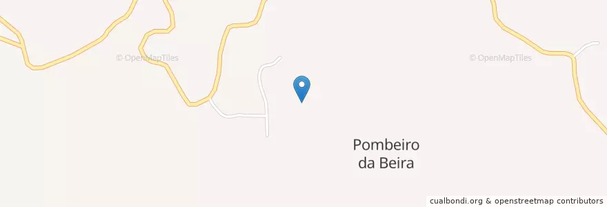 Mapa de ubicacion de Pombeiro da Beira en Portugal, Centro, Coimbra, Pinhal Interior Norte, Arganil, Pombeiro Da Beira.