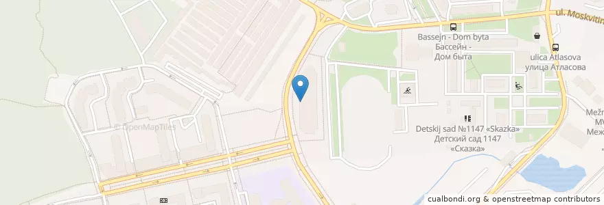 Mapa de ubicacion de Larionov Grill&Bar en Rusia, Центральный Федеральный Округ, Москва, Новомосковский Административный Округ, Поселение Московский.