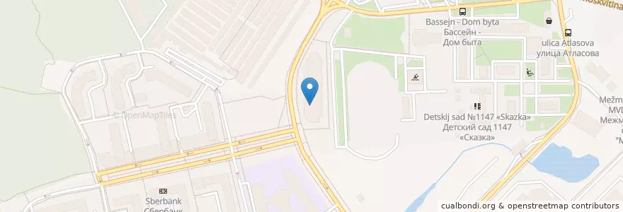 Mapa de ubicacion de Сушисет en Rússia, Distrito Federal Central, Москва, Новомосковский Административный Округ, Поселение Московский.