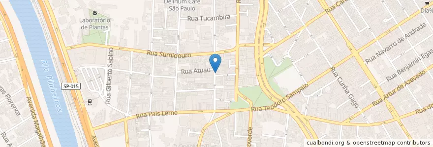 Mapa de ubicacion de Farmacia Ubiratan en Brasilien, Südosten, São Paulo, Região Geográfica Intermediária De São Paulo, Região Metropolitana De São Paulo, Região Imediata De São Paulo, São Paulo.