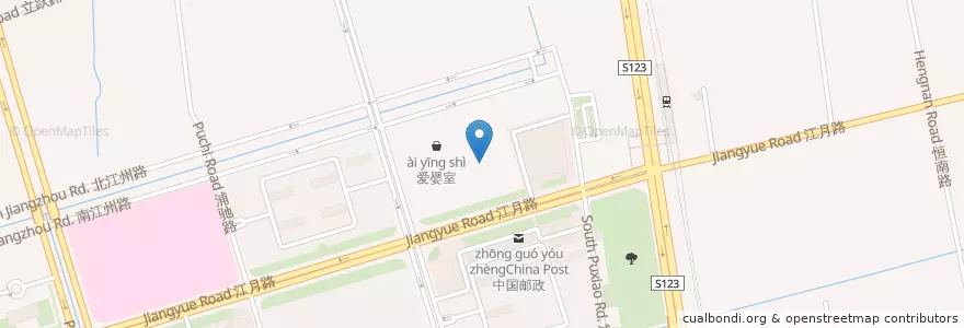 Mapa de ubicacion de 靓灶小院 en 中国, 上海市, 闵行区.