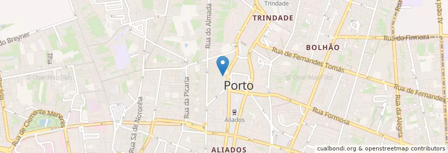 Mapa de ubicacion de Portus Sabor - Pastelaria e Restaurante en 葡萄牙, 北部大區, Área Metropolitana Do Porto, Porto, Porto, Cedofeita, Santo Ildefonso, Sé, Miragaia, São Nicolau E Vitória.