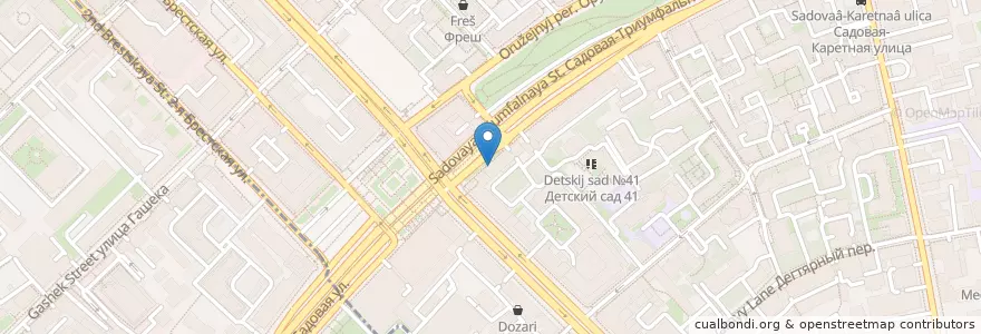 Mapa de ubicacion de Шаурма № 1 en Russia, Distretto Federale Centrale, Москва, Центральный Административный Округ, Тверской Район.