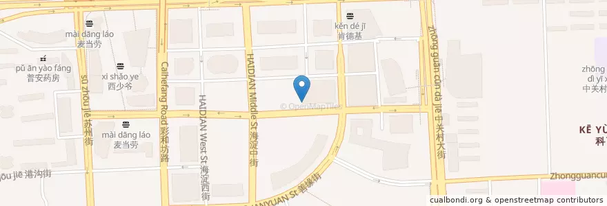 Mapa de ubicacion de 中国民生银行 en Cina, Pechino, Hebei, 海淀区.