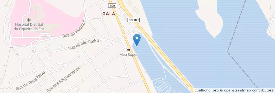 Mapa de ubicacion de São Pedro en Portekiz, Centro, Baixo Mondego, Coimbra, Figueira Da Foz, São Pedro.