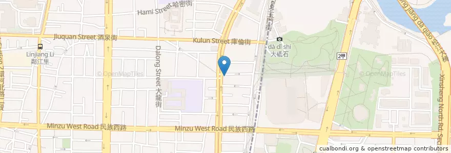 Mapa de ubicacion de 大埔鐵板燒 en Тайвань, Новый Тайбэй, Тайбэй.