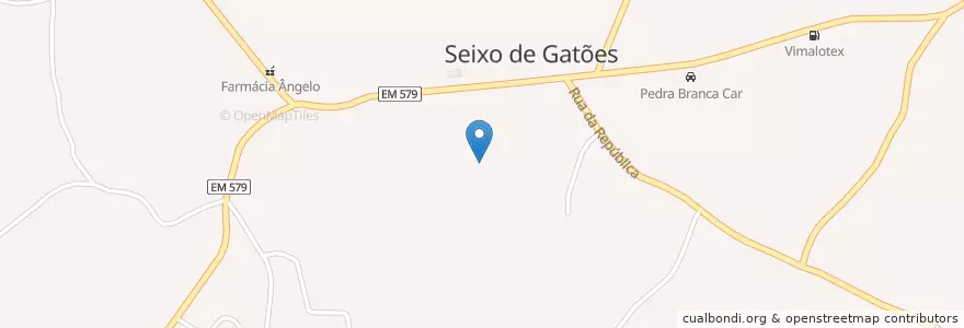 Mapa de ubicacion de Seixo de Gatões en 葡萄牙, Centro, Baixo Mondego, Coimbra, Montemor-O-Velho, Seixo De Gatões.