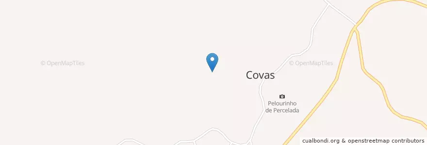 Mapa de ubicacion de Covas e Vila Nova de Oliveirinha en Portugal, Centre, Coïmbre, Pinhal Interior Norte, Tábua, Covas E Vila Nova De Oliveirinha.
