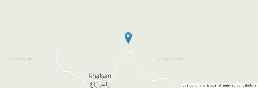 Mapa de ubicacion de شهرستان فومن en Iran, Gilan, شهرستان فومن, بخش سردارجنگل, سردارجنگل.