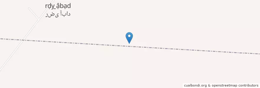 Mapa de ubicacion de بخش احمدآباد مستوفی en イラン, テヘラン, شهرستان اسلامشهر, بخش احمدآباد مستوفی, احمدآباد مستوفی.