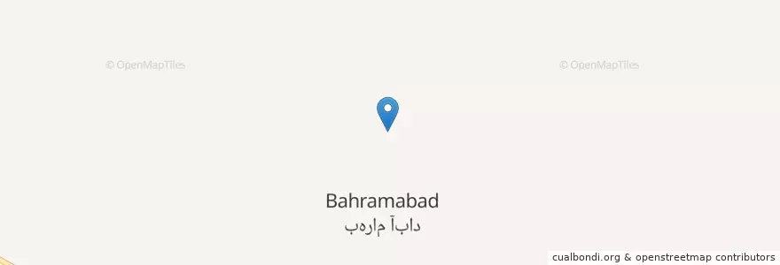 Mapa de ubicacion de بخش بیلوار en Iran, استان کرمانشاه, شهرستان کرمانشاه, بخش بیلوار, رازآور.