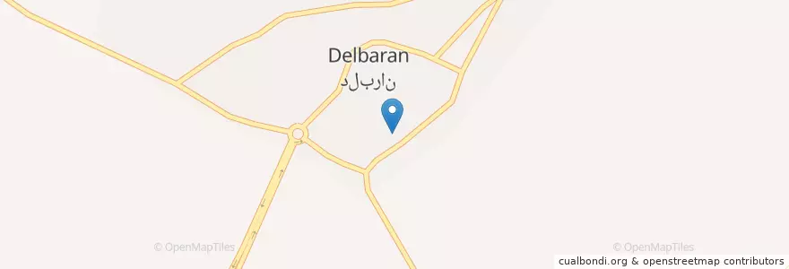 Mapa de ubicacion de بخش دلبران en 伊朗, استان کردستان, شهرستان قروه, بخش دلبران, دلبران.