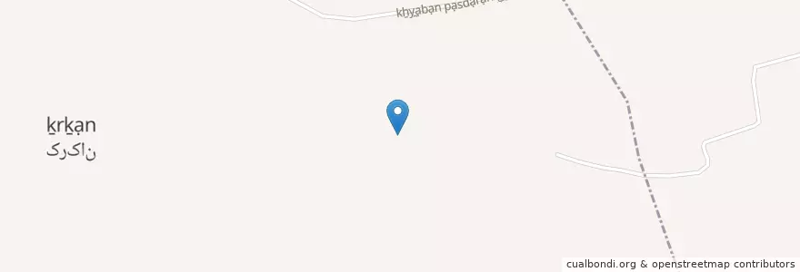 Mapa de ubicacion de بخش قره چای en ایران, استان مرکزی, شهرستان خنداب, بخش قره چای, اناج.