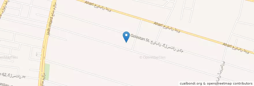 Mapa de ubicacion de بخش مرکزی فردیس en إیران, محافظة ألبرز, شهرستان فردیس, بخش مرکزی فردیس, فردیس.
