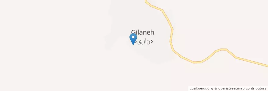 Mapa de ubicacion de آبیدر en イラン, コルデスターン, شهرستان سنندج, بخش مرکزی, آبیدر.