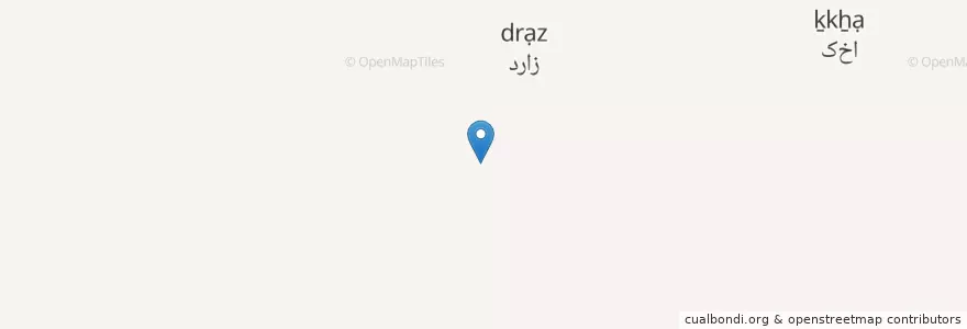 Mapa de ubicacion de اکبرآباد en Iran, استان سیستان و بلوچستان, شهرستان هیرمند, بخش قرقری, اکبرآباد.