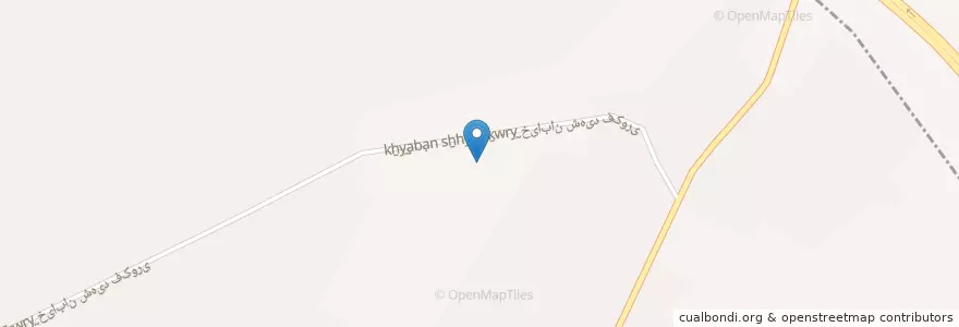 Mapa de ubicacion de بهنام پازوکی جنوبی en 이란, 테헤란, شهرستان ورامین, بخش مرکزی شهرستان ورامین, بهنام پازوکی جنوبی.