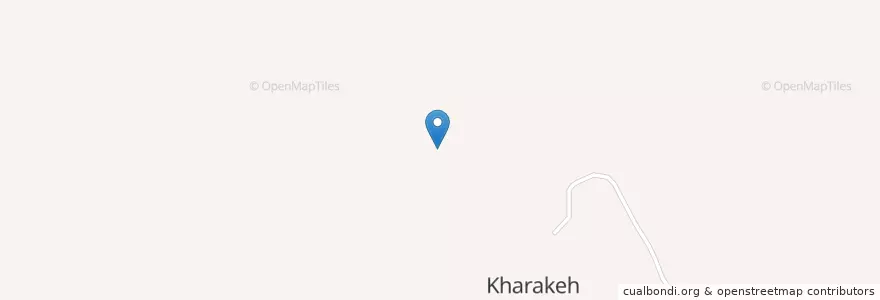 Mapa de ubicacion de حسین آبادشمالی en إیران, محافظة كردستان, شهرستان سنندج, بخش حسین آباد, حسین آبادشمالی.