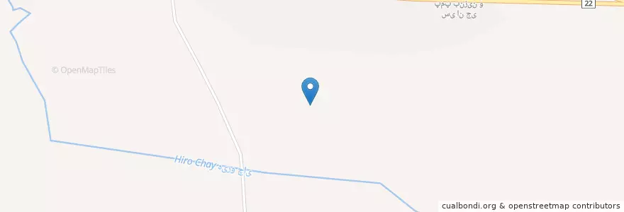 Mapa de ubicacion de خانندبیل شرقی en إیران, محافظة أردبيل, شهرستان خلخال, بخش مرکزی, خانندبیل شرقی.