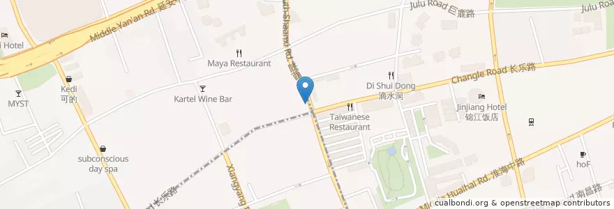 Mapa de ubicacion de Encounter en 中国, 上海市.