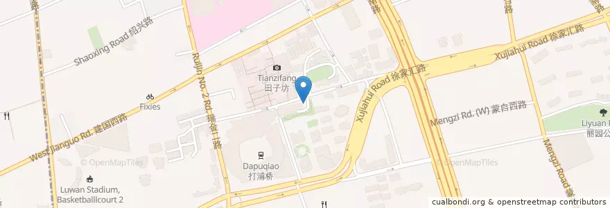 Mapa de ubicacion de Café DeRien en Chine, Shanghai, District De Huangpu.