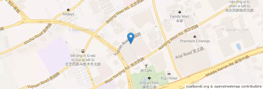 Mapa de ubicacion de Häagen-Dazs en 中国, 上海市.