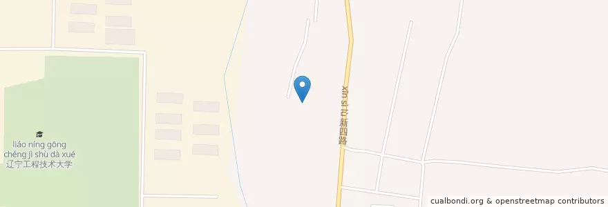 Mapa de ubicacion de 园园烧烤 en Cina, Liaoning, 葫芦岛市, 兴城市, 四家屯街道.
