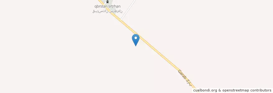 Mapa de ubicacion de طرهان غربی en イラン, ロレスターン, شهرستان کوهدشت, بخش طرهان, طرهان غربی.