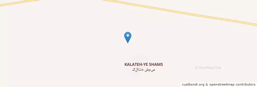 Mapa de ubicacion de کاخک en Iran, استان خراسان رضوی, شهرستان گناباد, بخش کاخک, کاخک.