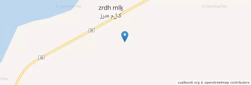 Mapa de ubicacion de کله بوزشرقی en イラン, 東アーザルバーイジャーン, شهرستان میانه, بخش مرکزی, کله بوزشرقی.