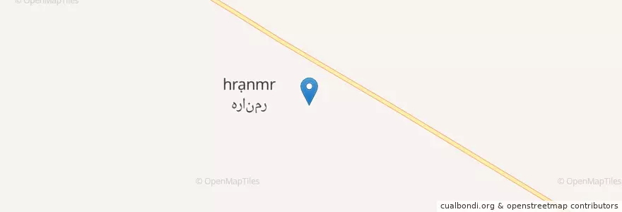 Mapa de ubicacion de هندمینی en イラン, イーラーム, شهرستان بدره, بخش هندمینی, هندمینی.