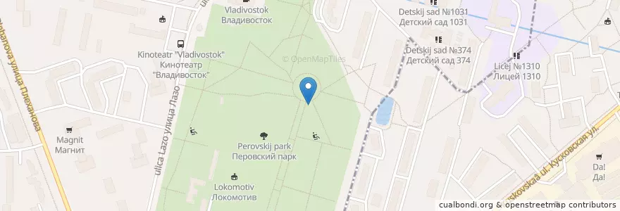 Mapa de ubicacion de СтарДогс en Rússia, Distrito Federal Central, Москва, Восточный Административный Округ, Район Перово.