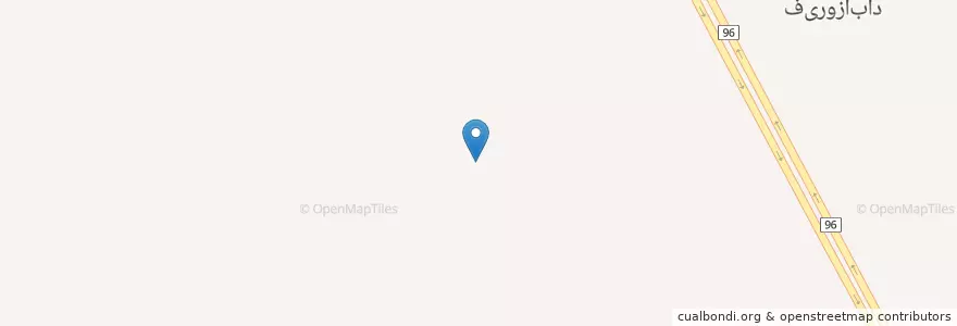 Mapa de ubicacion de چم خلف عیسی en ایران, استان خوزستان, شهرستان هندیجان, بخش چم خلف عیسی, چم خلف عیسی.