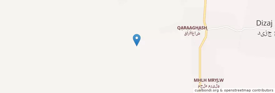 Mapa de ubicacion de گونی شرقی en ایران, استان آذربایجان شرقی, شهرستان شبستر, بخش مرکزی, گونی شرقی.
