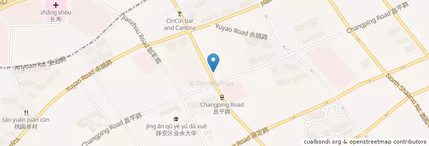Mapa de ubicacion de Grill and Chill en الصين, شانغهاي, 静安区.