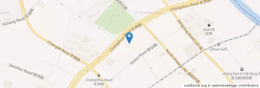 Mapa de ubicacion de Cuiqu en 中国, 上海市.